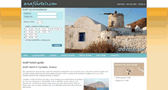 Desktop Screenshot of anafihotels.com